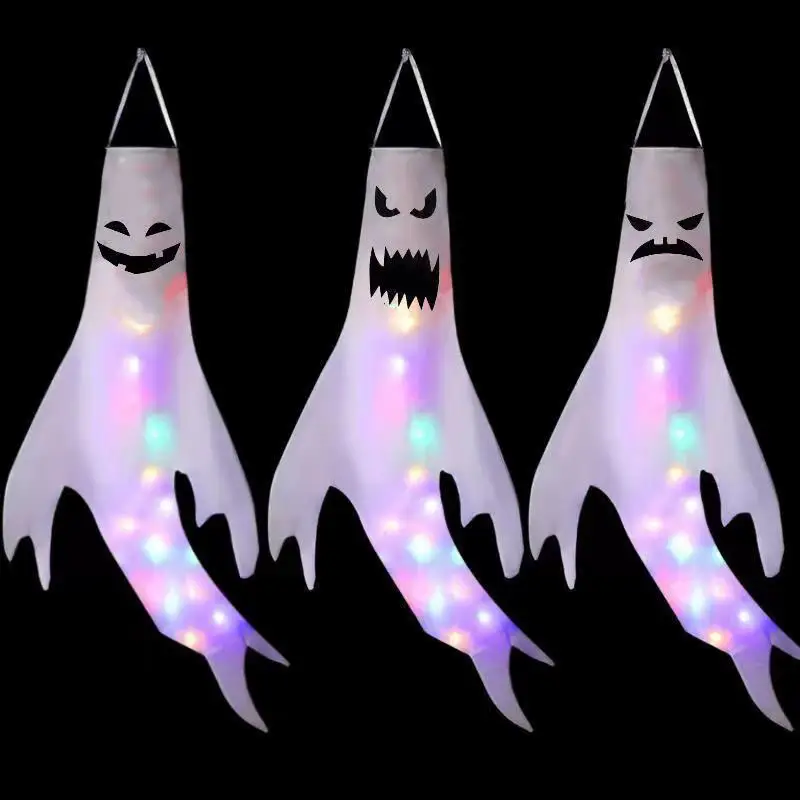 Halloween LED Ghost Windsock H - Outdoor Lighting Effects review and price