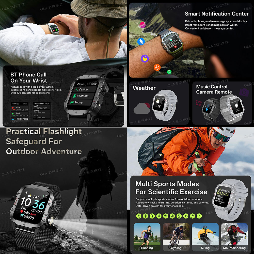 Military Outdoor Smart Watch M - Outdoor Lighting Track review and price